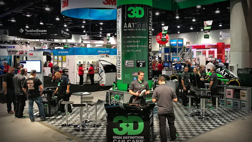 tradeshow exhibit section
